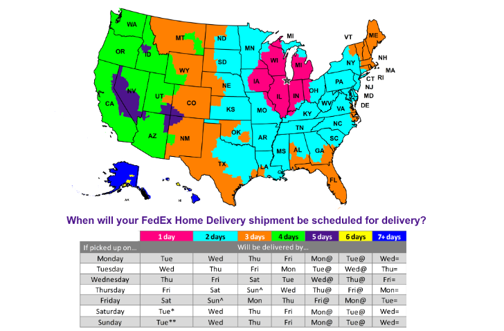 FedEx Regional Transit Map FedEx Regional Transit Map